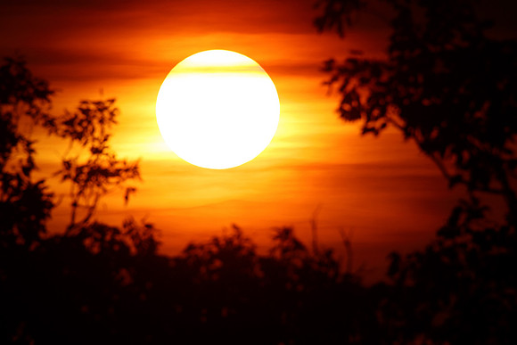 NT, Katherine, Burning Sunset